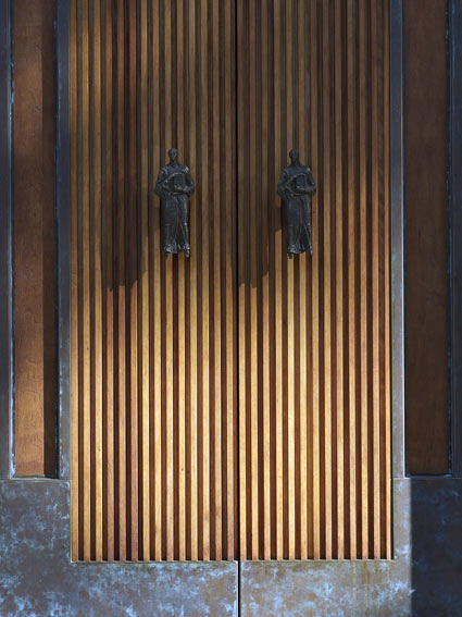 Tempio Votivo della Pace, door detail
