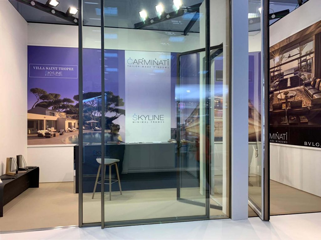 BAU 2019, front view of the stand