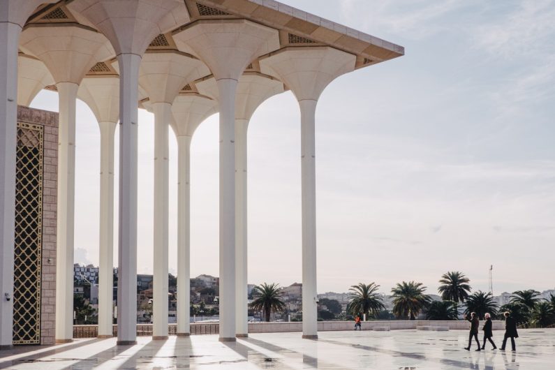 Detail of the columns of the Djamaa el Djazaïr mosque of Algiers