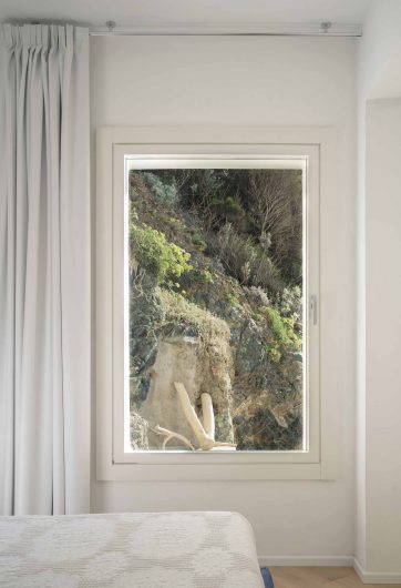 Interior view of a Skyline casement window with architraves