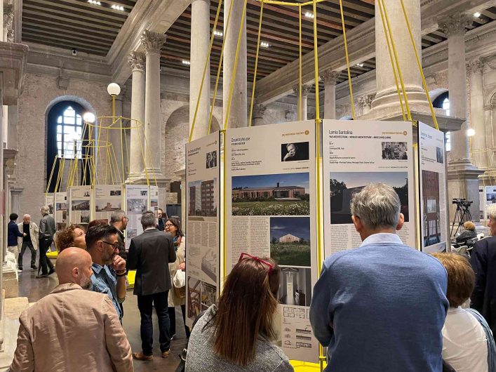 Exhibition space dedicated to selected projects
