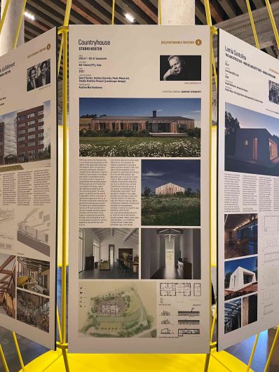 Poster dedicated to the Villa Piacenza project